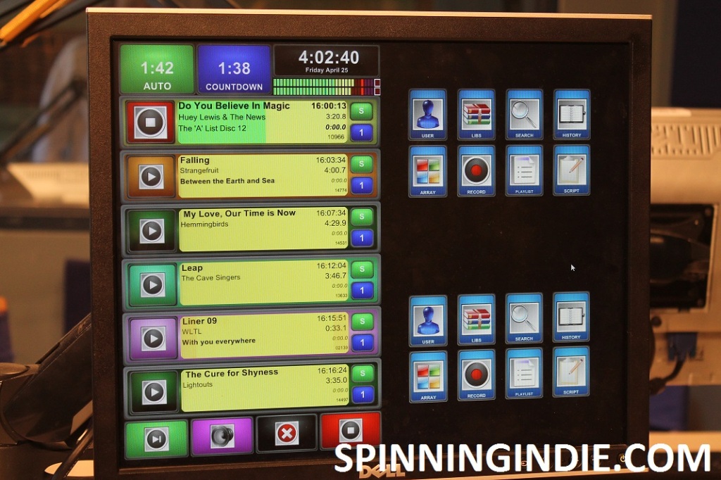 automation at high school radio station WLTL