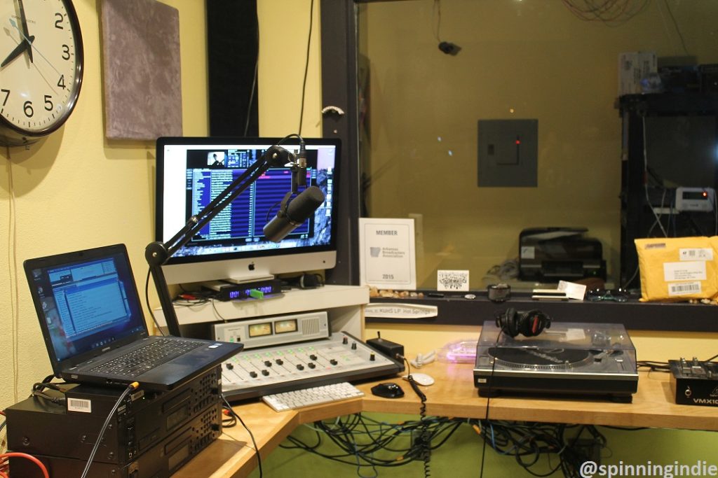 KUHS-LP studio. Photo: J. Waits